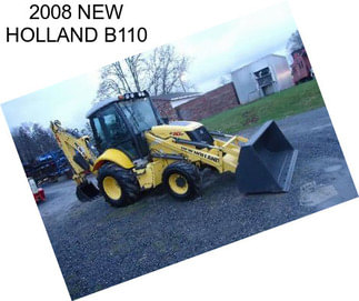 2008 NEW HOLLAND B110