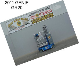 2011 GENIE GR20