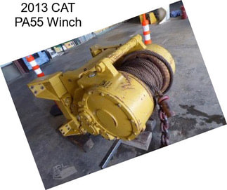 2013 CAT PA55 Winch