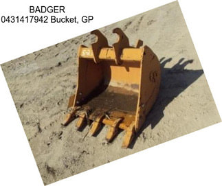 BADGER 0431417942 Bucket, GP