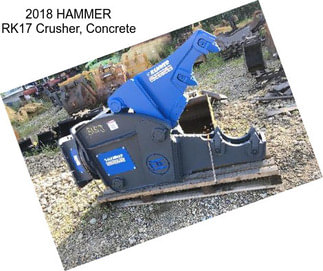2018 HAMMER RK17 Crusher, Concrete