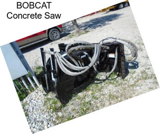 BOBCAT Concrete Saw