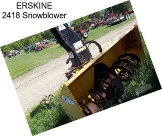 ERSKINE 2418 Snowblower