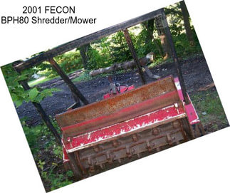 2001 FECON BPH80 Shredder/Mower