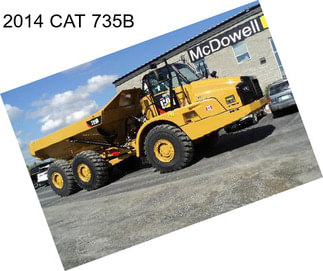 2014 CAT 735B