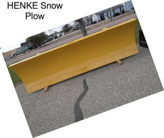 HENKE Snow Plow