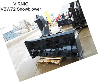 VIRNIG VBW72 Snowblower