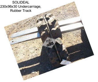 SOLIDEAL 230x96x30 Undercarriage, Rubber Track