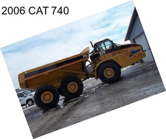 2006 CAT 740