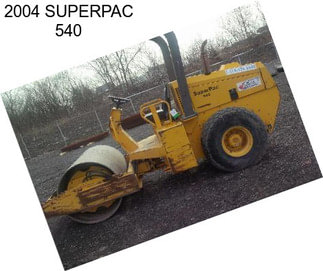 2004 SUPERPAC 540