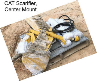 CAT Scarifier, Center Mount