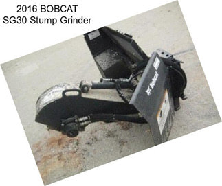 2016 BOBCAT SG30 Stump Grinder