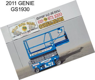 2011 GENIE GS1930