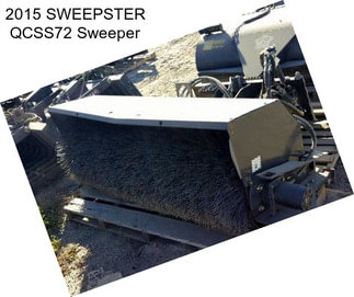 2015 SWEEPSTER QCSS72 Sweeper