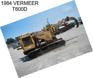 1984 VERMEER T600D