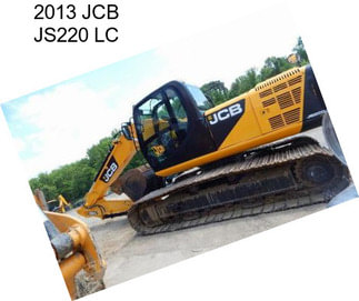 2013 JCB JS220 LC