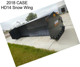 2018 CASE HD14 Snow Wing