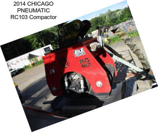 2014 CHICAGO PNEUMATIC RC103 Compactor