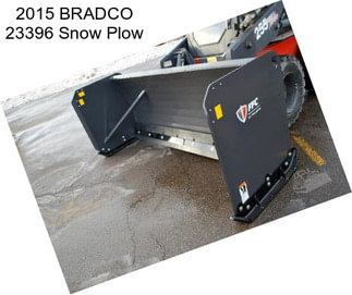 2015 BRADCO 23396 Snow Plow