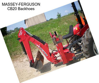 MASSEY-FERGUSON CB20 Backhoes