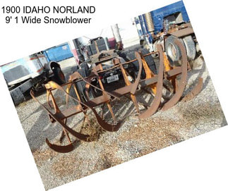 1900 IDAHO NORLAND 9\' 1\