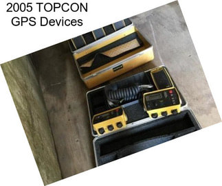 2005 TOPCON GPS Devices