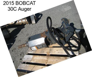 2015 BOBCAT 30C Auger