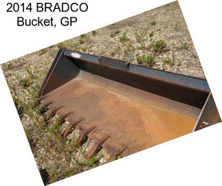 2014 BRADCO Bucket, GP