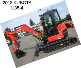 2018 KUBOTA U35-4