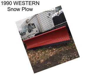 1990 WESTERN Snow Plow