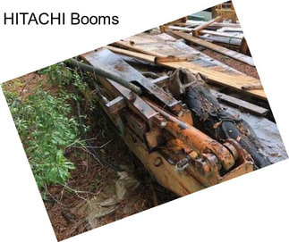 HITACHI Booms