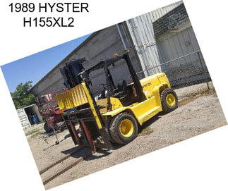 1989 HYSTER H155XL2