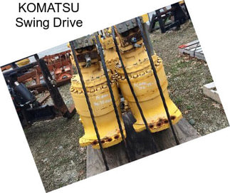 KOMATSU Swing Drive