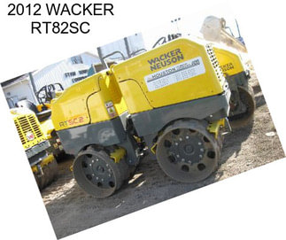 2012 WACKER RT82SC