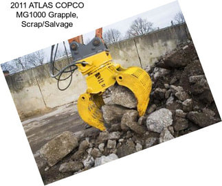 2011 ATLAS COPCO MG1000 Grapple, Scrap/Salvage