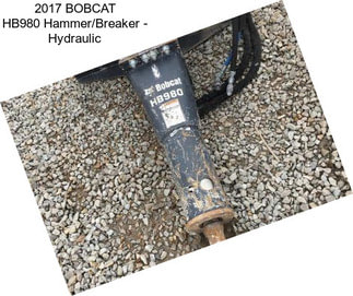 2017 BOBCAT HB980 Hammer/Breaker - Hydraulic