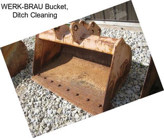 WERK-BRAU Bucket, Ditch Cleaning