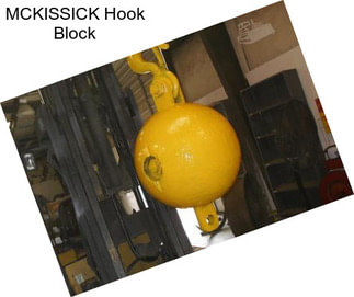 MCKISSICK Hook Block