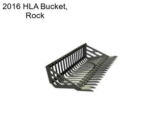 2016 HLA Bucket, Rock