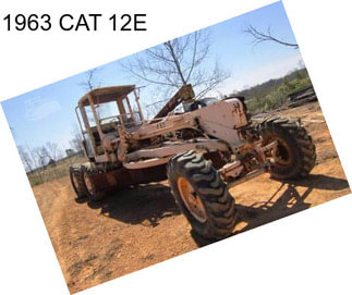 1963 CAT 12E