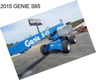 2015 GENIE S65