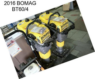 2016 BOMAG BT60/4