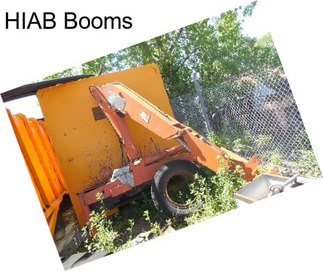 HIAB Booms