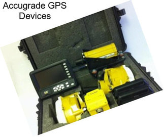 Accugrade GPS Devices