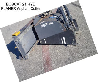 BOBCAT 24 HYD PLANER Asphalt Cutter