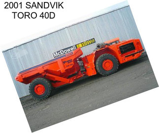 2001 SANDVIK TORO 40D