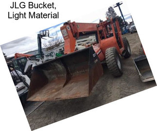 JLG Bucket, Light Material