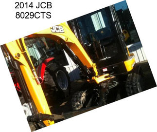 2014 JCB 8029CTS