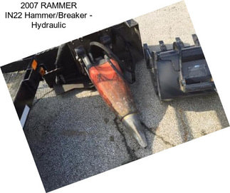 2007 RAMMER IN22 Hammer/Breaker - Hydraulic