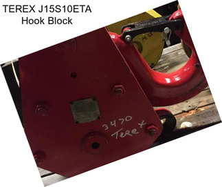 TEREX J15S10ETA Hook Block